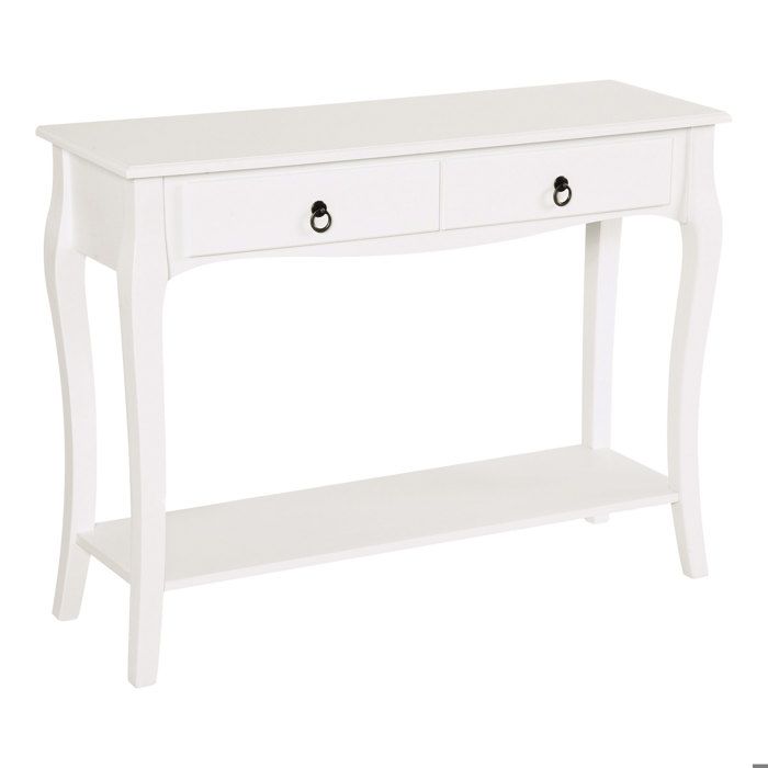HOMCOM Console Style Table De Drapier Style Shabby Chic 2 Tiroirs Dim 87l X 34l X 78h Cm Mdf Bois Massif Pin Clair Blanc HOMCOM Console Style Table De Drapier Style Shabby Chic 2 Tiroirs Dim 87l X 34l X 78h Cm Mdf Bois Massif Pin Clair Blanc