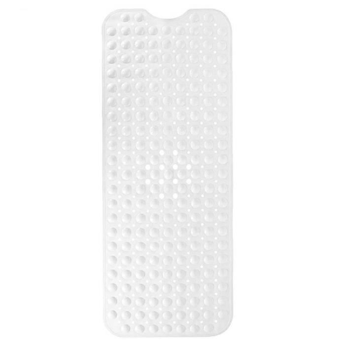 Gedy Azzurra Tapis Antidérapant Baignoire Avec Ventouses 60x38cm - Résine Bleue, Fabriqué En Italie, Lavable En Machine