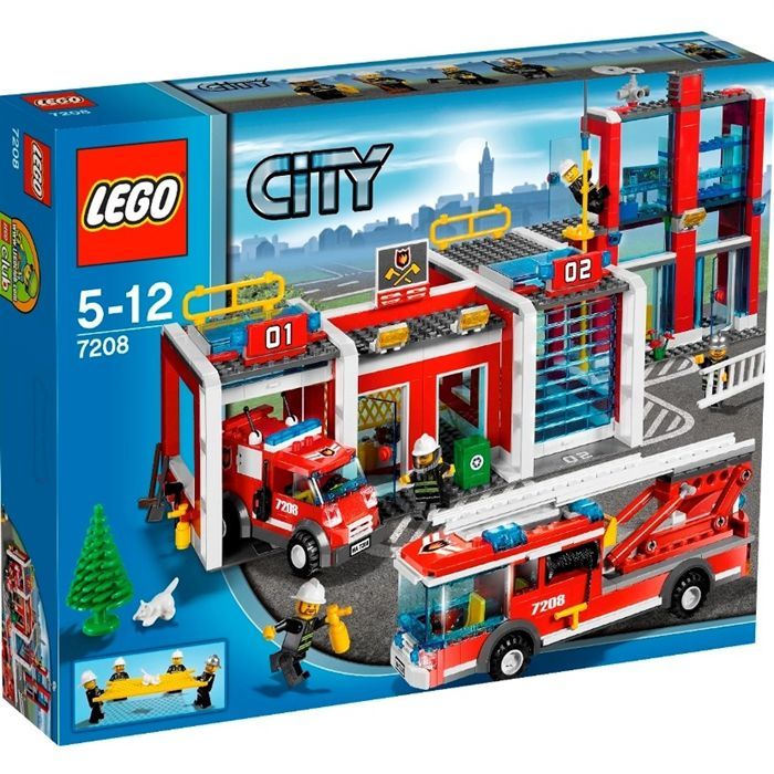 LEGO City 60215 La caserne de Pompiers Jouet pour Enfants de 5 ans