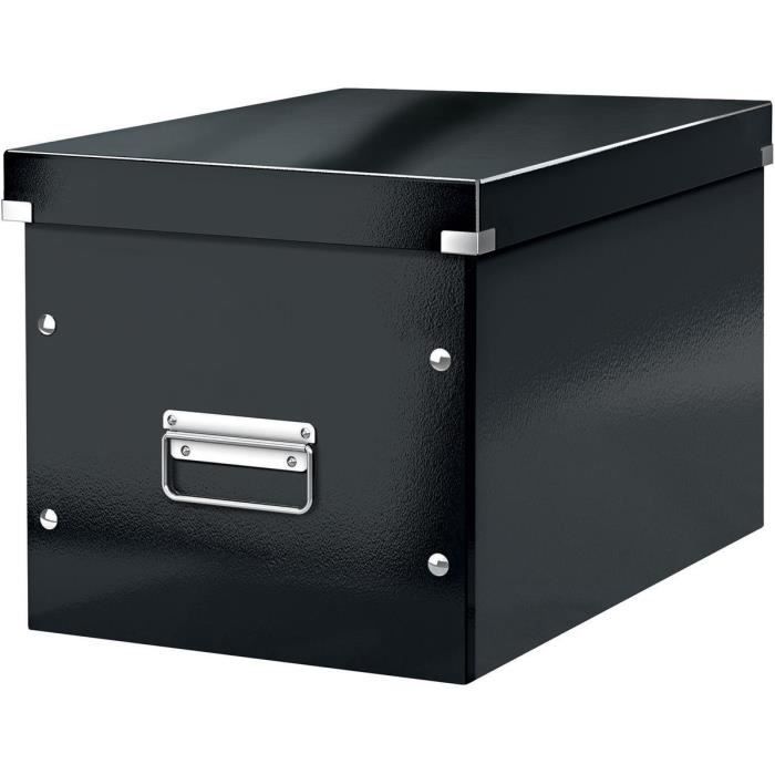 LEITZ Click & Store Cube - Boîte de rangement - L - Noir
