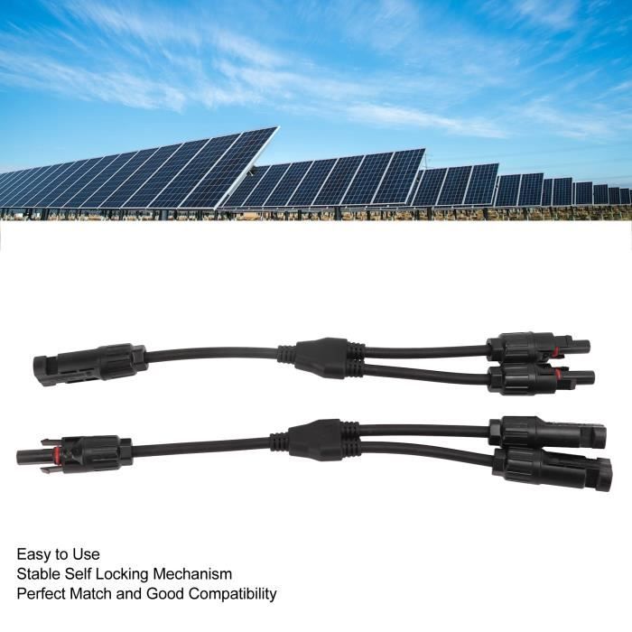 Adaptateur de cble solaire Connecteur solaire Adaptateur T-Tap à