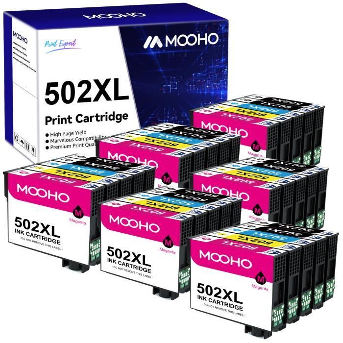 Kit De 5 Cartouches D'encre Compatibles Pour Imprimante Epson XP510 - Cyan - Jet D'encre Générique