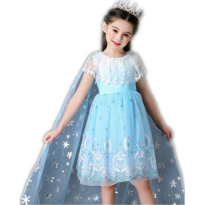 Robe De Princesse Jasmine – Aladdin – Déguisement Fille – Cosplay, Anniversaire, Carnaval – Accessoires Inclus