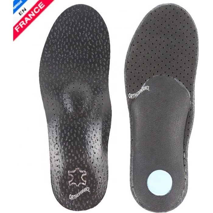 Semelles Orthopédiques Relax Kaps En Cuir Pecari - Pour Pieds Plats, Absorption Chocs, Confort - Fabriquées En Europe