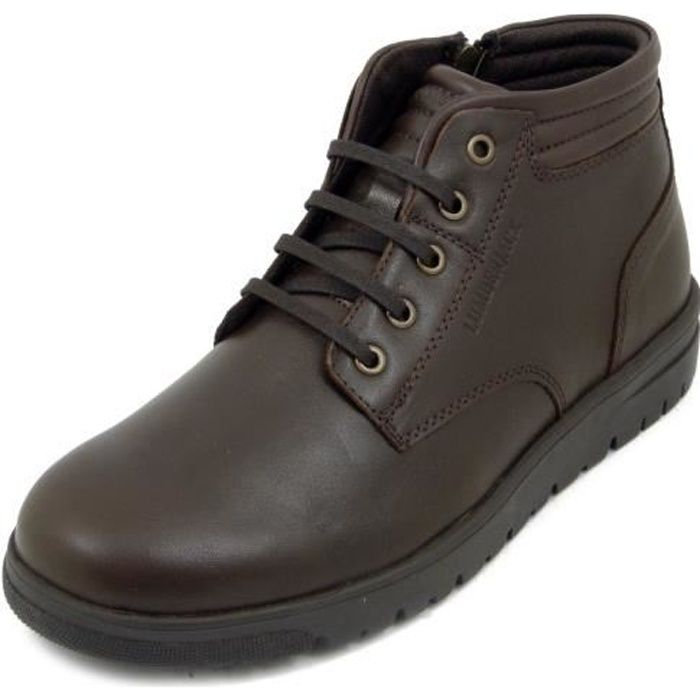 Silvio Marron Richelieu Latina- Bout fleuri- Chaussure pour Homme