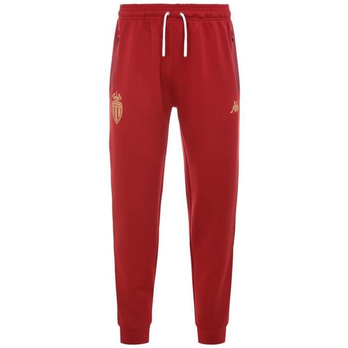 Pantalon de Jogging - Kappa - Atrepyx AS Monaco Officiel Football - Rouge - Indoor - Homme
