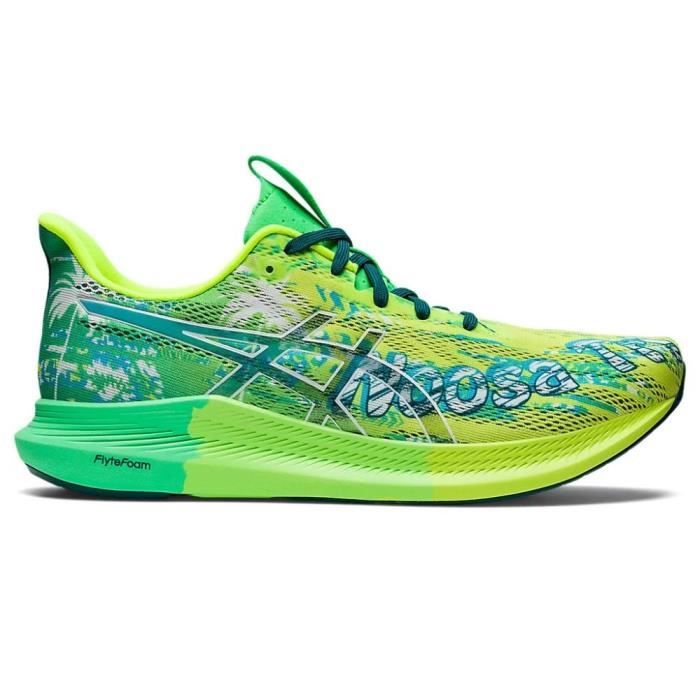 Chaussures Running ASICS Homme NOOSA TRI 14 Bleu / Vert / Orange 2023