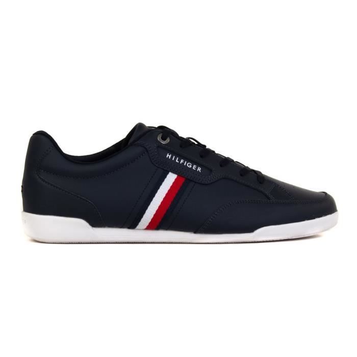 chaussures compensées tommy hilfiger bleu