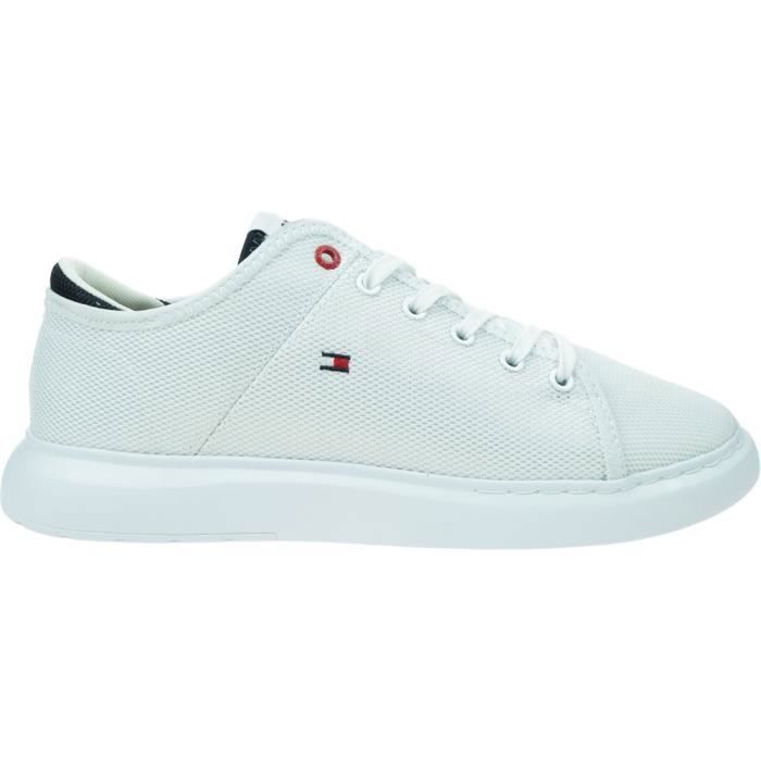 Tommy Hilfiger Chaussures TOMMY HILFIGER Lightweight Textile Cupsole Blanc - Homme/Adulte