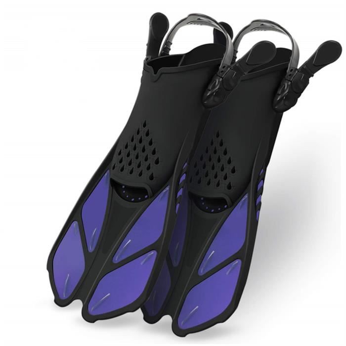 Udbrud Palmes Courtes Réglables Natation Et Snorkeling - Antidérapantes Pour Adultes Et Enfants