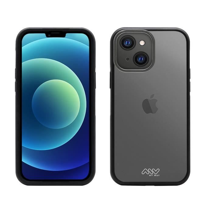 MYWAY RESPECT COQUE RENFORCEE 3M TRANSPARENTE IPHONE 13