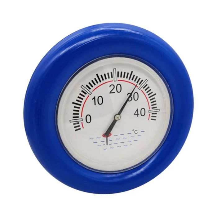 Thermomètre De Piscine Duraol Avec Bouée - Analogique, Cordon De 70 Cm - Pour Piscine, Bain Ou étang