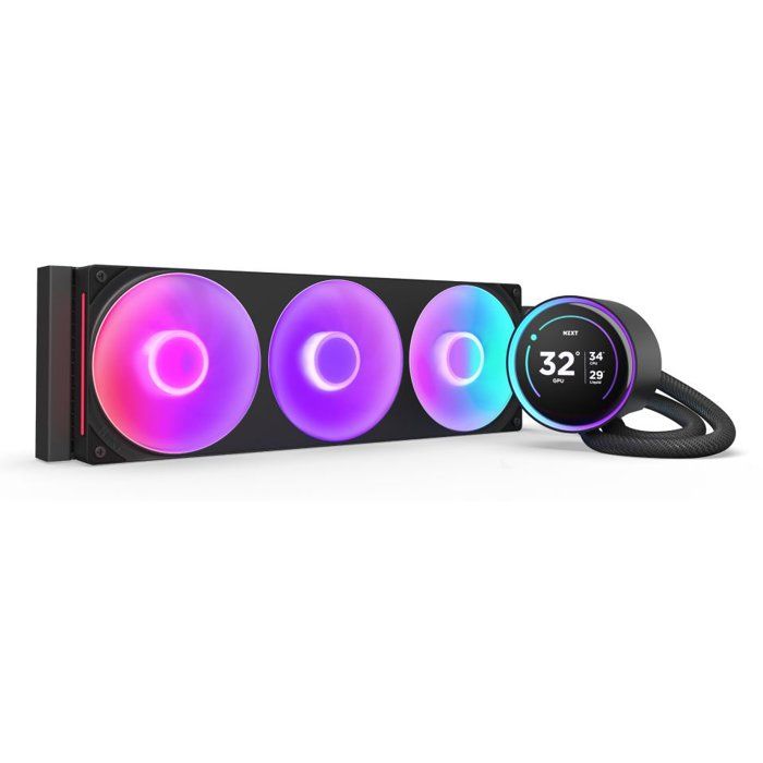 Watercooling NZXT Kraken Elite 420 RGB V2 RL KR42E B2 Ventilateur Ø 140 mm - vue 2