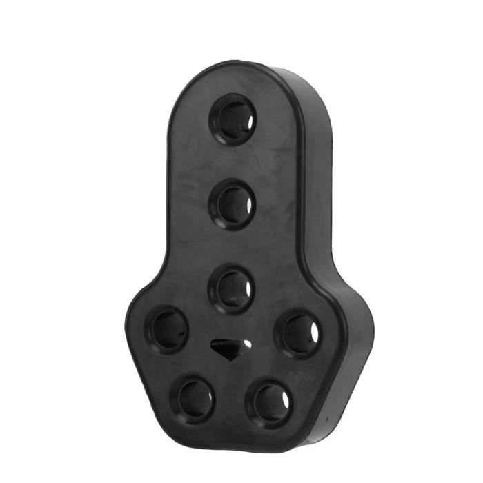 Support D'isolateur D'échappement En Caoutchouc - Lot De 2, Universel 4 Trous, Diamètre 11mm, Pour Réduire Les Vibrations Et Le Bruit