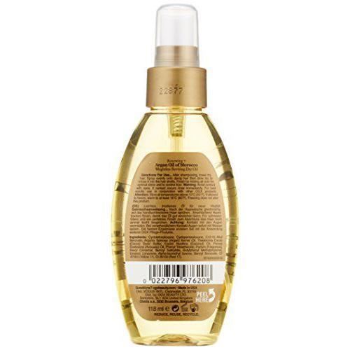 Organix 97620 - BEAUTA : SOINS CHEVEUX ET ONG - Ogx Huile Sèche Argan Oil Morocco 118 ml