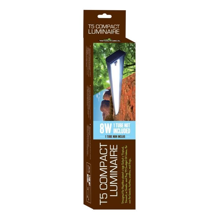 Comparer les prix de T5 Compact Luminaire 8W 30cm Single (Tube not included)