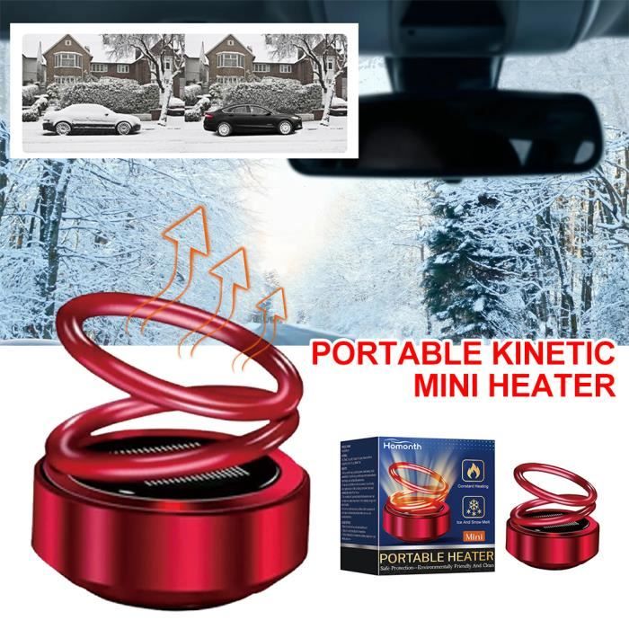 Lot 2 Chauffages Cinétiques Moléculaires Solaire – Dégivreur Pare-Brise Voiture Anti-Gel Électromagnétique Portable, Efficace Et Éco