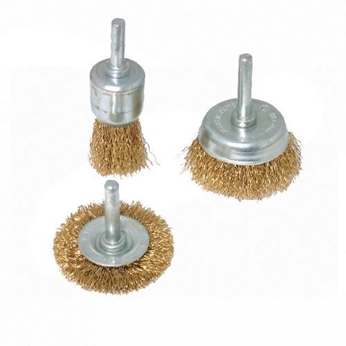 Silverline Assortiment de 3 Brosses sur Tige - vue 2