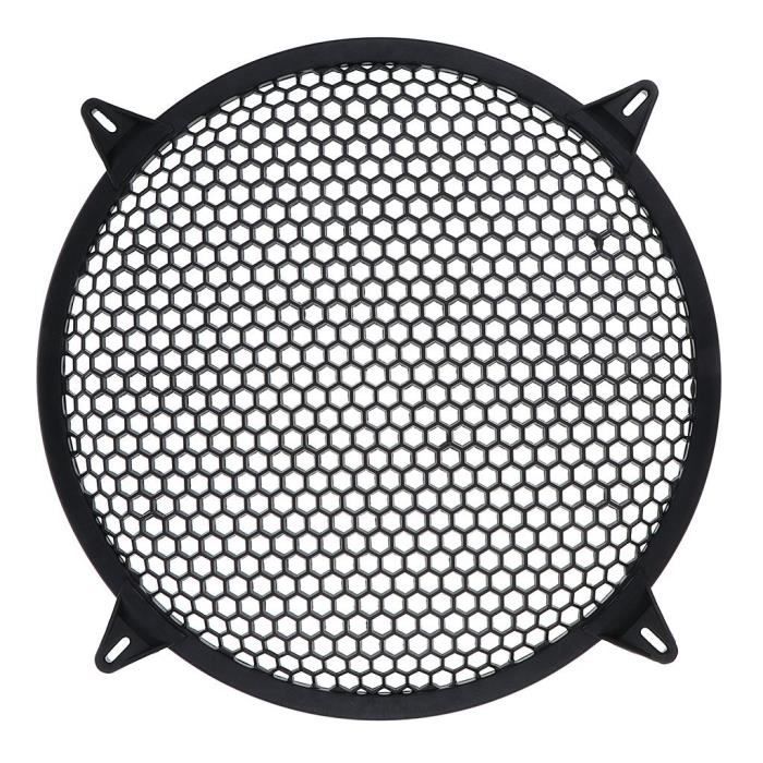 Noir 10 Pouces Grille Haut-Parleur Protecteur en M/étal Homyl Grille De Protection pour Haut-Parleur