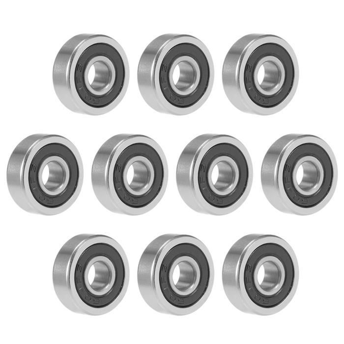 sourcing map Groefkogellager 6307-2RS dubbel verzegeld chroomstaal 35mm x 80mm x 21mm DE de
