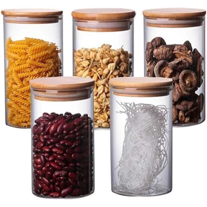 Bocal Verre 0.5 Litre, Conservation Alimentaire, Couvercle Hermétique Sans BPA Achat Vente écologique - Acheter Sur