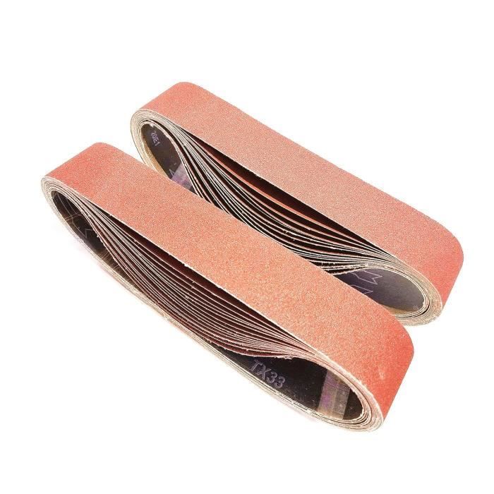 Bande Abrasive 50x686 mm (15 pièces) 80120150240400 grain, 3 pièces