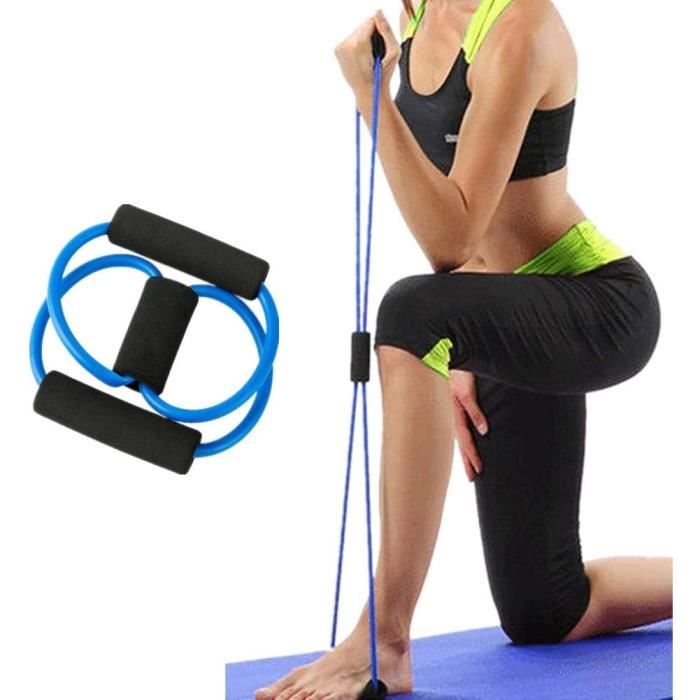 5 Bandes Élastiques Fitness - Résistance Musculation Yoga Pilates
