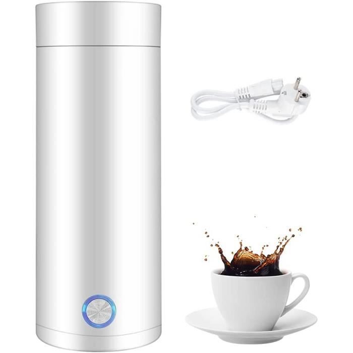 Jinlaili Petite Bouilloire Electrique Portable, 3 En 1 Mini Bouilloire De Voyage Avec Écran LCD