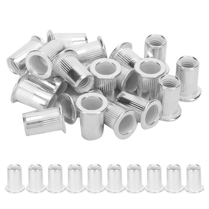 Écrou Fileté M12 Ou M15 Pour Axe De Roue Vélo - Alliage Aluminium - Pas 1.0, 1.5 Ou 1.75 Mm