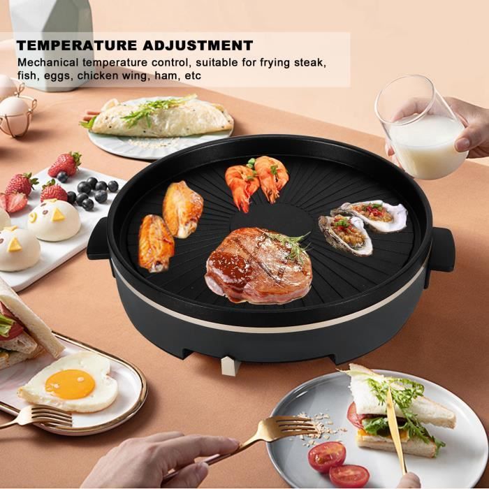 Gotham Steel Gril d'intérieur sans fumée, barbecue d'intérieur anti