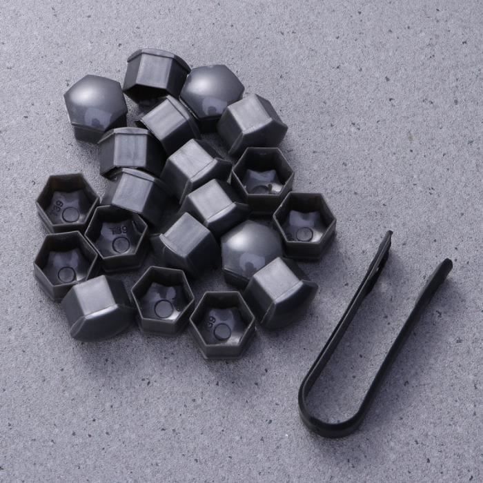 Cache-boulons De Roue VORCOOL - 10 Pièces Argenté Pour Peugeot 307, 308, 408, 206, 207, C4L, C5