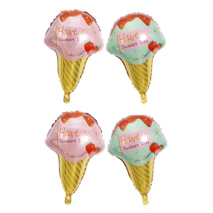 Bouquet de ballons Cornet de crème glacée