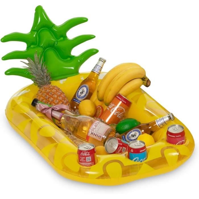 Bouée Gonflable Xxl Et Porte Boisson Gonflable Pour Piscine Et Plage Pack Evasion Cocktail Passion
