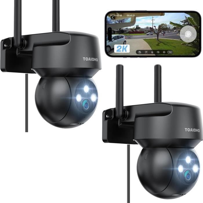 Caméra de surveillance extérieur avec détecteur de mouvement