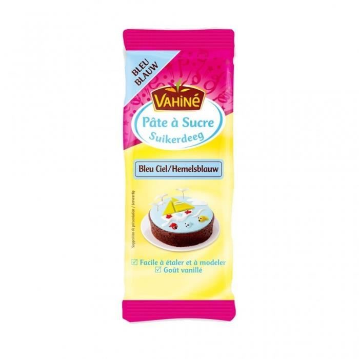 Vahine Pate A Sucre Bleu Ciel Gout Vanille 250g Lot De 3 Cdiscount Au Quotidien