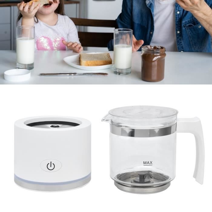 Tbest Mousseur à Lait électrique Mousseur à Lait En Acier Inoxydable 700 Ml 500 W Beau Fabricant