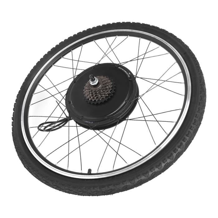 Kit De Conversion Roue Moteur Pour Vélo électrique – 48V 500W-3000W – Pneus Neige 20/26 Pouces – Pour VTT/city-bike – Neuf