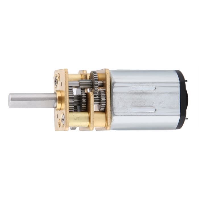 GA12 N20 6V500 ZH, JGA12 N20 Moteur CC à engrenages métalliques à détecteur Hall 6V (500 tr/min
