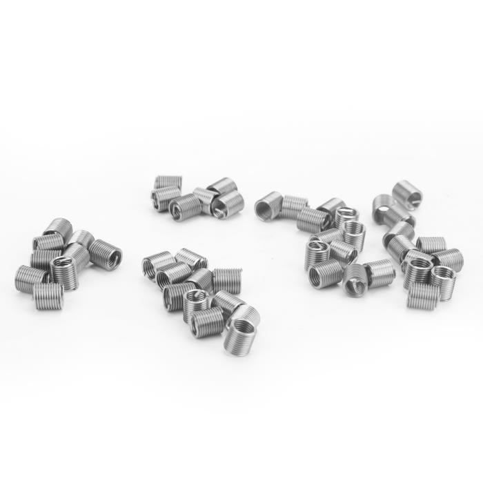 20 Inserts Filetés En Acier Inoxydable - 12-24 X 1.5D - Pour Hélicoptères Et Modélisme