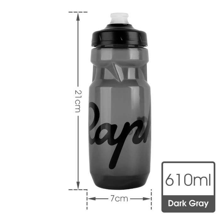 Gourde Sport GLEKGLEK 750ml Anti-Fuite - Bidon Velo Lavable Lave-Vaisselle (Noir/Blanc/Rose/Bleu)