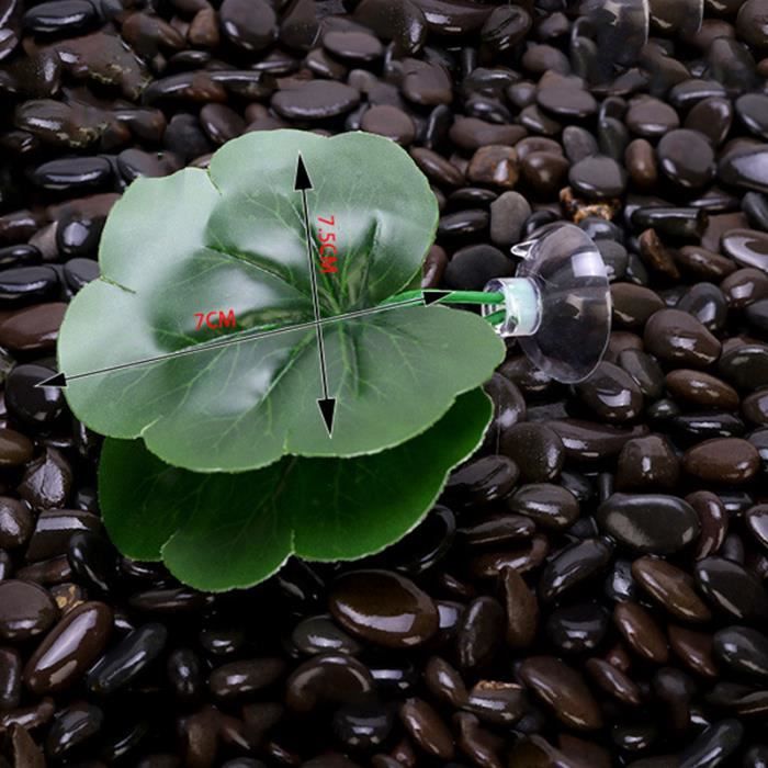 DECORATION AQUARIUM,3Hamac flottant en forme de feuille Betta pour