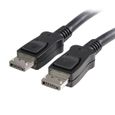 STARTECH Câble DisplayPort 1.2 de 1 m avec verrouillage - Cordon DP vers DP avec support HBR2 - M/M - DisplayPort 4K-1