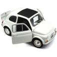 BBURAGO Véhicule miniature en métal Fiat 500 1965 à l'échelle 1/18ème-1