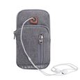 Pochette pour Telephone Portable Brassard de Sport Passeport Sac d'embarquement de vol Billet Sac de Bras pour Phone 5.7''-1