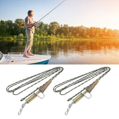 Cuque Leader de noyau de pêche à la carpe Matériel de pêche Leadcore Carp Leaders Remplaçable