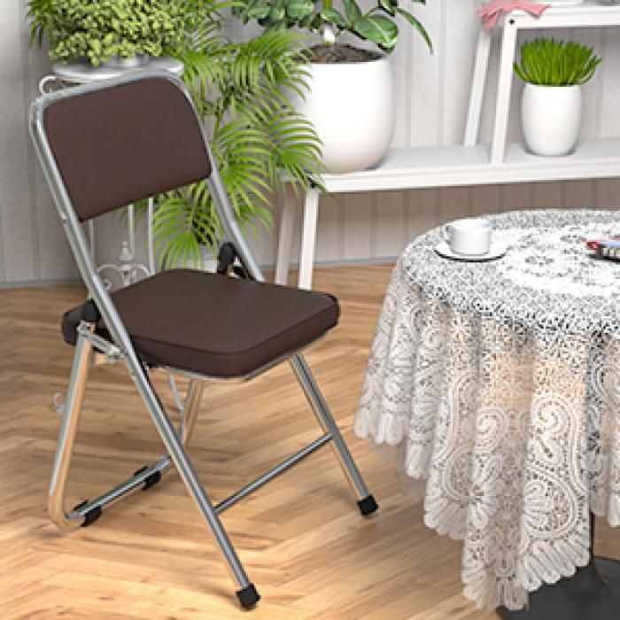 Lot De 2 Chaises Pliantes Durabull Samson – Plastique, Intérieur/Extérieur, Empilables – Bleu, Pour Fête, Camping, Salle - 8