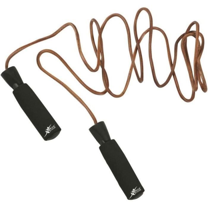 Corde à Sauter En Cuir Everlast - Poignées En Bois Poli - Longueur 2,4 M - Pour Fitness, Boxe, Entraînement - 9