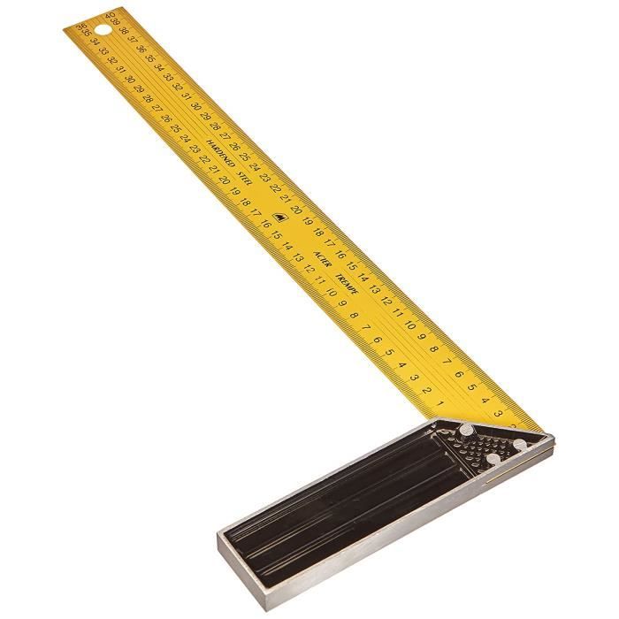 29245 Équerre Menuisier Lames Jaune - Cdiscount Bricolage