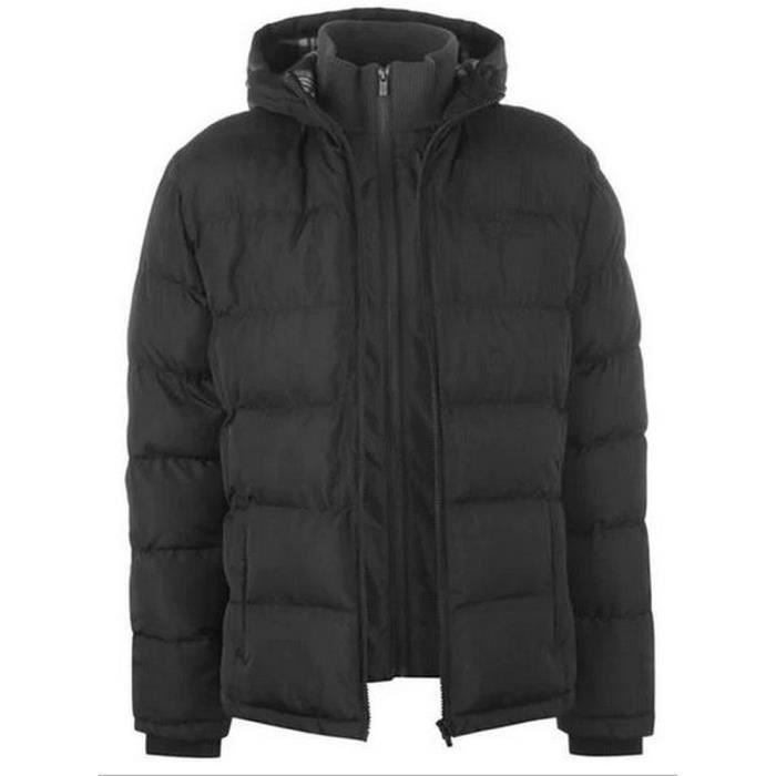 Doudoune Noire Homme Lee Cooper Noir Cdiscount Pret a Porter