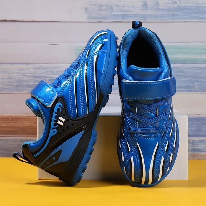 Chaussures de Football pour Enfants Crampons de Foot pour Gar ons